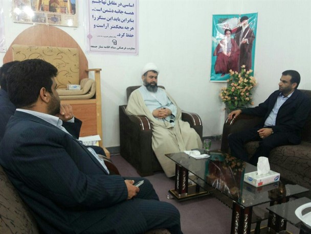 دیدار فرماندهان سپاه دشت آزادگان و حمیدیه با امام جمعه شهر سوسنگرد