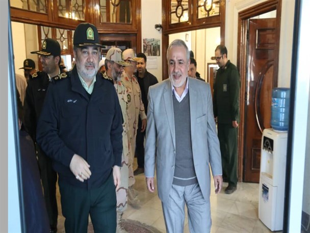 فرمانده نیروی انتظامی وارد مشهد شد