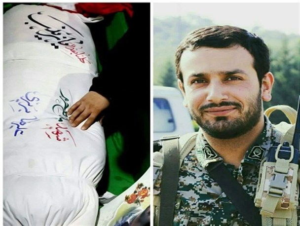 وداع با پیکر شهید مدافع حرم علیرضا بریری در ساری