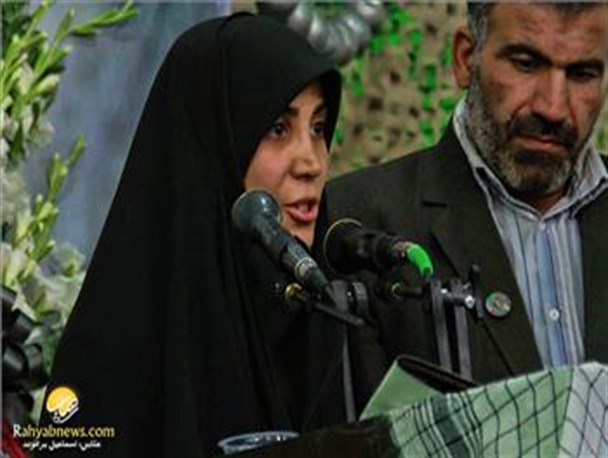 دختر شهید تقوی خطاب به داعش:ابا مریم زنده است