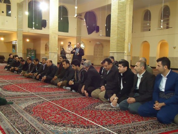 مسئولان شهرستان جوانرود با امام جمعه این شهرستان دیدار کردند