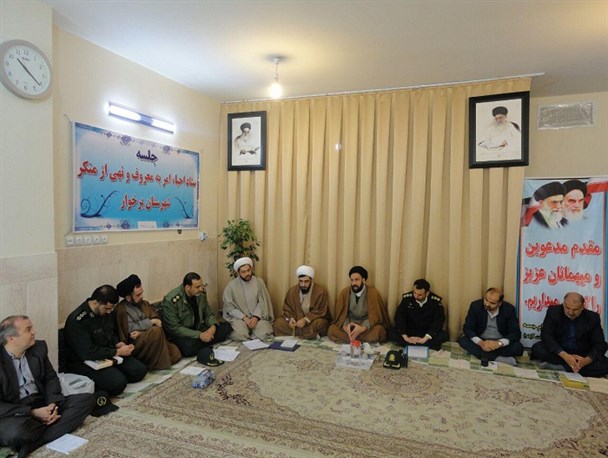 حجت الاسلام محمودآبادی رئیس ستاد امر به معروف و نهی از منکر برخوار شد+ عکس
