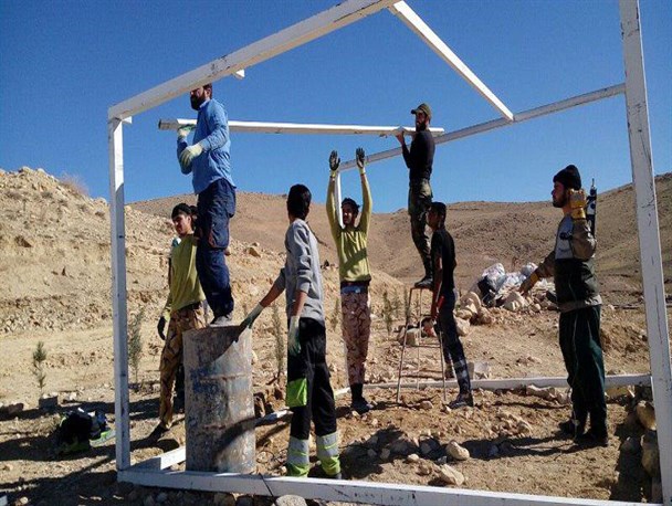 فعالیت مجاهدانه دانشجویان در کرمانشاه