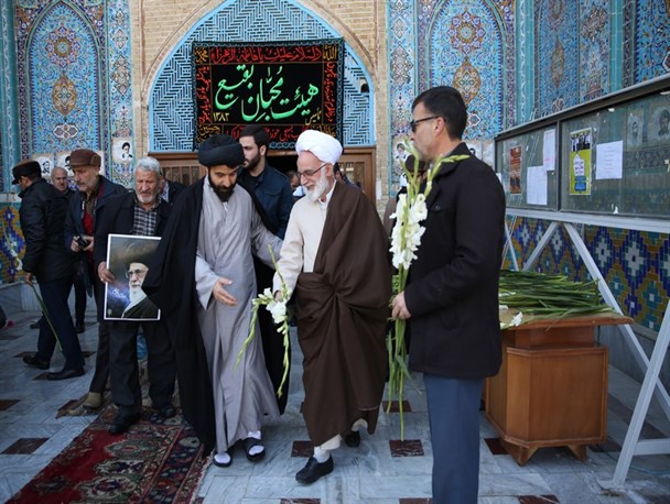 گلباران حجره طلبگی امام خمینی (ره) در حوزه علمیه اراک+تصاویر