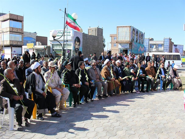 مراسم بزرگداشت 12 بهمن در شهرستان نهبندان+تصاویر