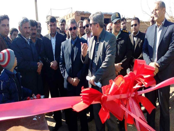 افتتاح طرح گاز رسانی  روستای شورقاضی ایوان کی