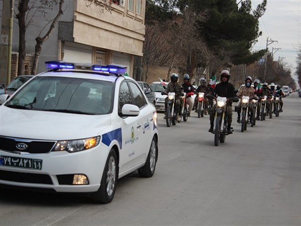 فجر ۴۳ در خراسان شمالی با رژه خودرویی و موتوری