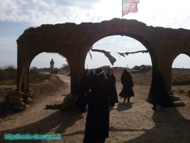 کاروان راهیان نور دانش آموزان چنارانی در مناطق جنگی جنوب ایران