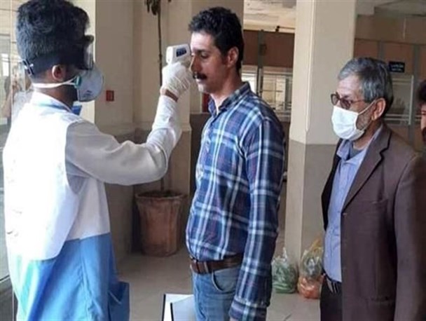 تب سنجی و غربالگری مسافران برای مقابله با کرونا در صحنه