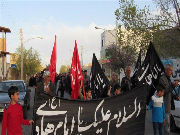 بادرود در سوگ شهادت حضرت امام هادی علیه السلام+ تصاویر
