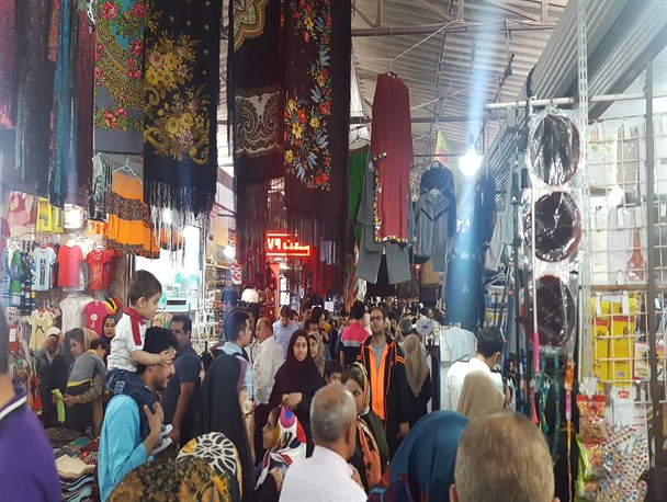 عکش/گذری بر بازارچه مرزی بندر ترکمن