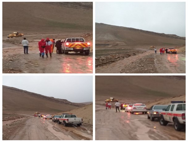 نجات خانواده ۴ نفره شهر گوجان/ پر آب شدن سد روستای بیدکل بعد از 10 سال