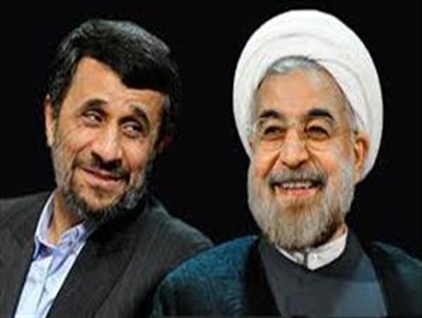 مسئولین روحانی در سخنرانی احمدی نژاد شرکت کردند