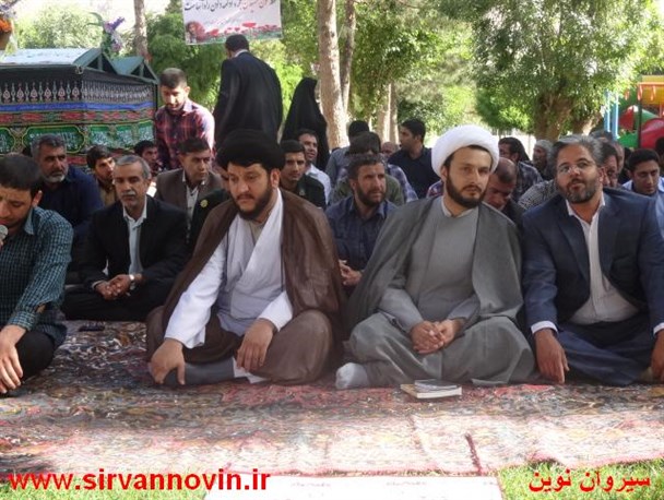 اولین سالگرد تدفین شهدای گمنام سیروان برگزار شد