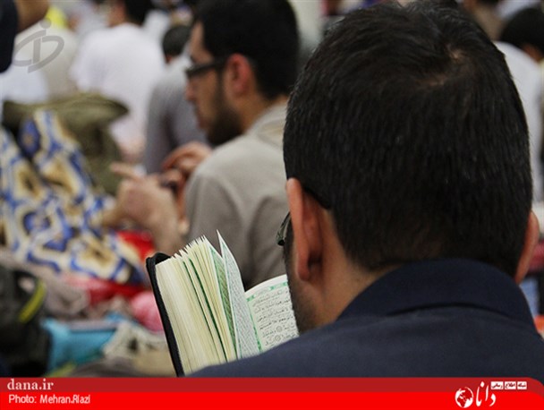 گزارش تصویری/مراسم اعتکاف در دانشگاه تهران