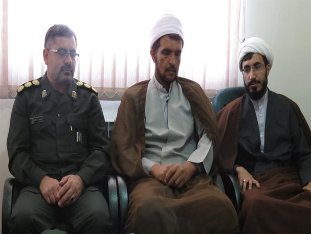 دیدار فرمانده و مسئول نماینده ولی فقیه در سپاه با امام جمعه دهگلان