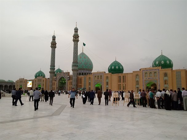 همایش "خادمان منتظر" مسجد جمکران جهت آمادگی جشن نیمه شعبان+ تصاویر