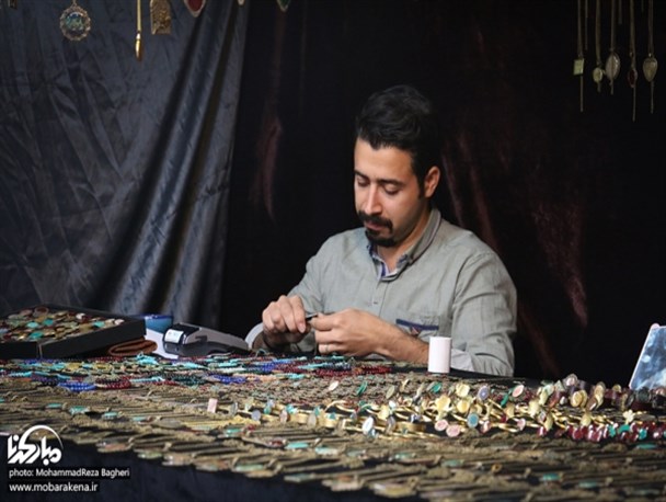 نمایشگاه صنایع‌دستی و سوغاتی های ۲۸ استان در مبارکه+تصاویر