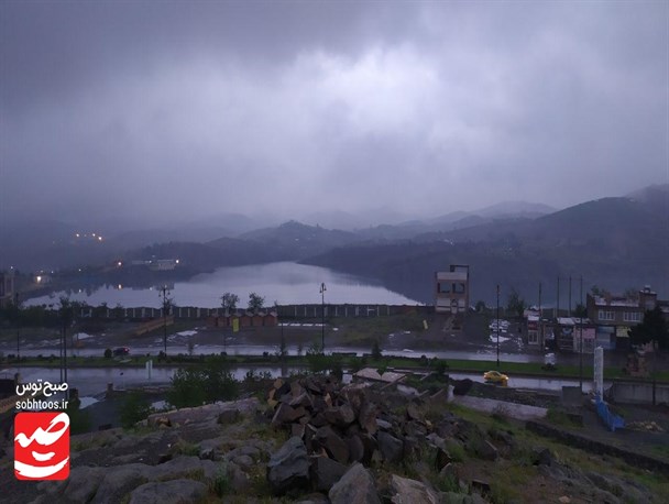آسمان ابری "بند گلستان" طرقبه