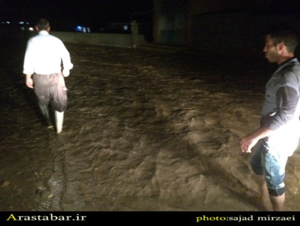 سیل روستاهای اصلاندوز را فراگرفت+ تصاویر