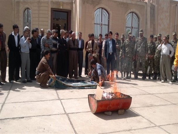 همایش یک روزه اطفاء حریق جنگلها و مراتع در شهرستان ثلاث باباجانی برگزار شد