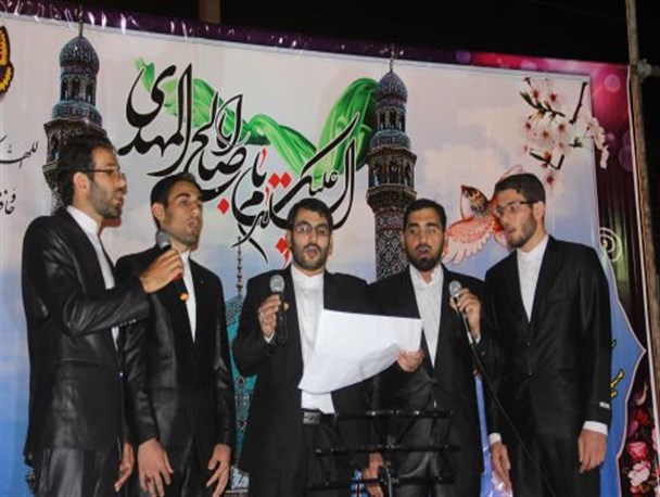 در میلاد امام عصر(عج) آسمان سرپلذهاب نورباران شد/تصاویر