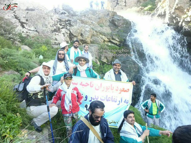 صعود پایوران سپاه ناحیه سنقر به ارتفاعات" بیر و پریشان" شهرستان سنقر