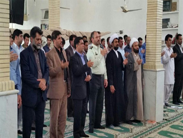 مراسم بزرگداشت ارتحال امام خمینی (ره) در شهرستان هیرمند و نقطه صفر مرزی برگزار شد