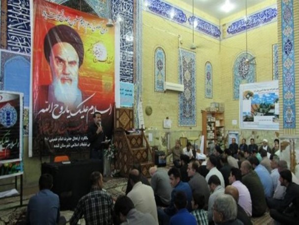 شهرستان لنده غرق درسوگ و ماتم رحلت بنیانگذار انقلاب اسلامی
