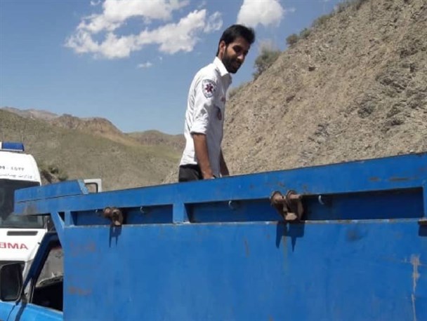 نجات جان بیمار اسفراینی با بالگرد، نیسان و موتور سیکلت