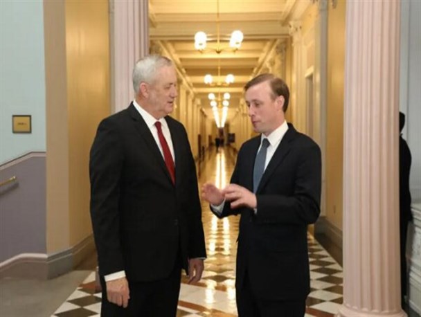 وزیر جنگ رژیم صهیونیستی و مشاور امنیت ملی آمریکا گفتگو کردند