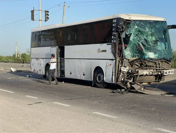 تصادف شدید در محور آمل به بابل با ۱۶ مصدوم+تصاویر
