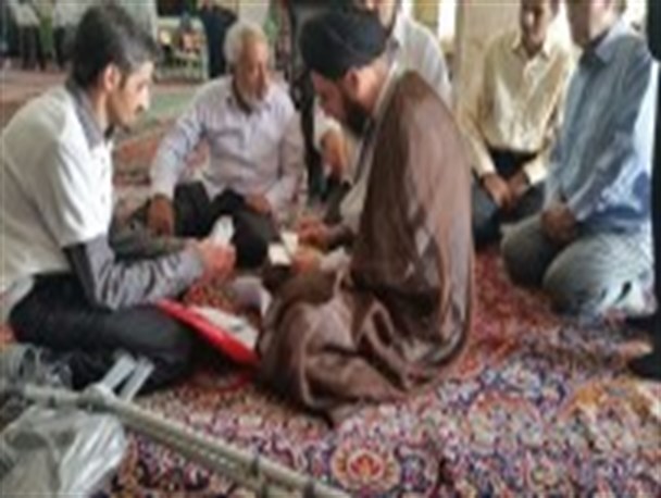 دیدار مردمی دبیر کمیسیون فرهنگی با مردم آبیک