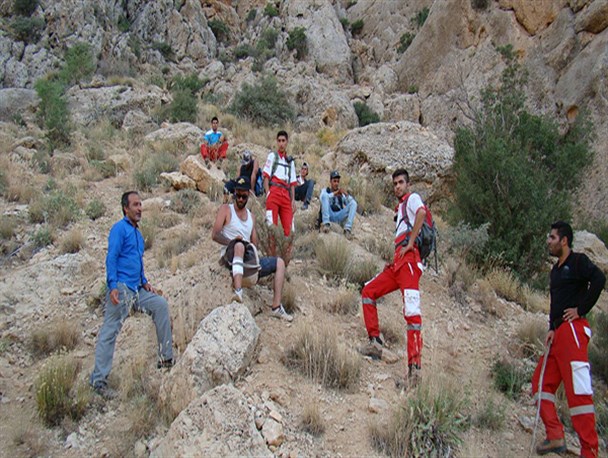 نجات چهار نفر گردشگر از دیواره  آبشار مارگون