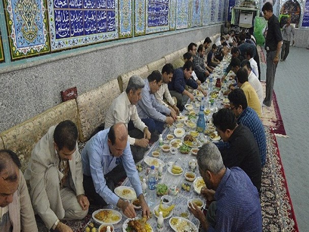 حضور خبرنگاران استان در ضیافت افطاری در اهرم+تصاویر