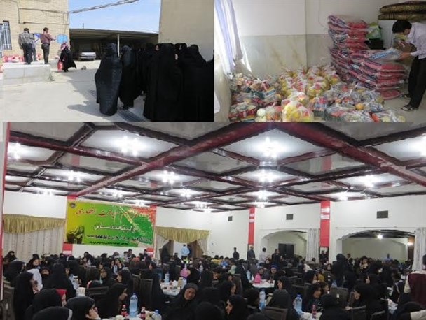 اطعام 700 نفر از مددجویان کبودرآهنگی در رمضان