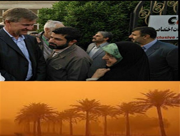 اهواز در مرز خفگی و محیط زیستی ها مشغول برگزاری همایش و نمایش