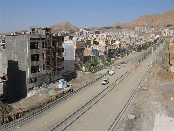 پیشرفت ۶۰ درصدی پروژه اتصال بلوار دانشجو به بلوار ذکریای رازی در شهرک بهاران سنندج