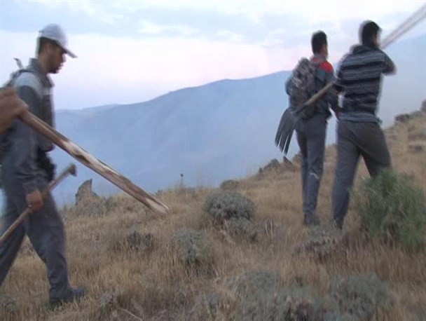 آتش سوزی 5 روزه کوهستان های کامیاران مهار شد