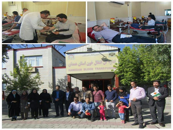 خون خبرنگاران همدانی در رگ های بیماران نیازمند جامعه