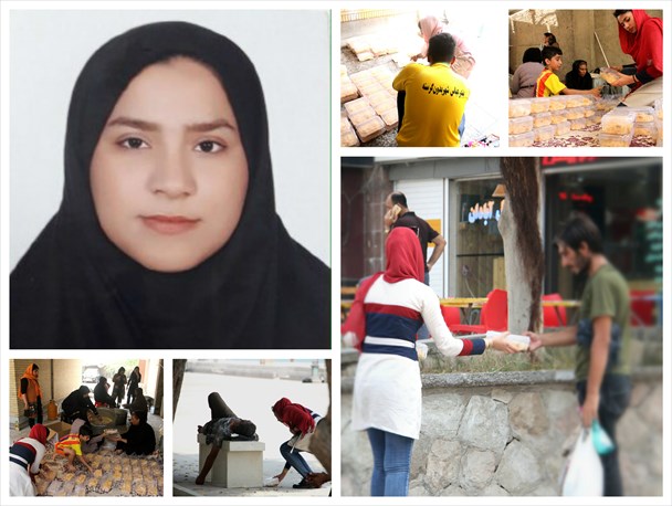 بانوی جوان هرمزگانی، بانی یک کار بزرگ/ کمپین"بندرعباس شهر بدون گرسنه" راه اندازی شد