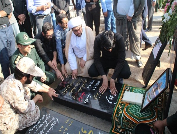 مراسم چهلمین روز شهادت شهید فردوسی در پلدشت برگزار شد+ تصاویر