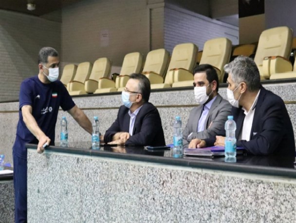 حضور رئیس و دبیرکل فدراسیون در اردوی جوانان