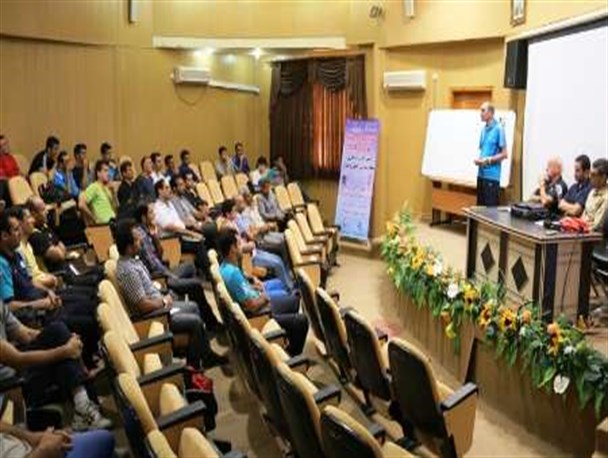 حضور فرهنگی کرمانشاهی در کلاس مربیگری بین المللی والیبال