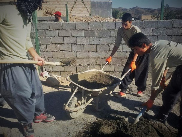 اردوی جهادی بسیج دانشجویی «جغتای» در روستای زلزلزه زده «دوقلعه»+تصاویر