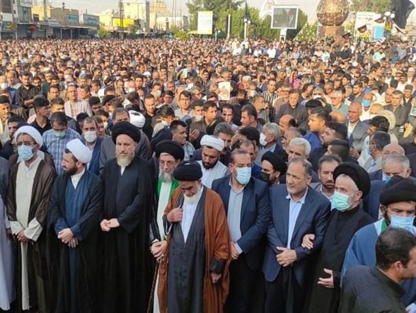 آیین وداع با پیکر استاد «سید قادرلاهوتی» در دهدشت