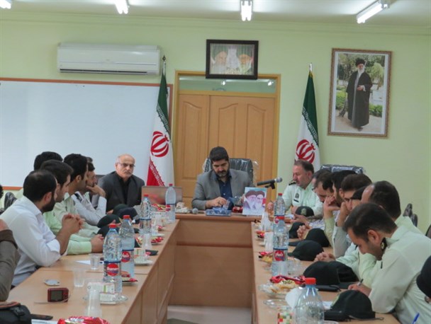 پرسنل نیروی انتظامی و راهور بخش کوچصفهان با بخشدار این بخش دیدار کردند