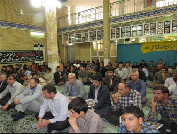 مراسم بزرگداشت جانباختگان حادثه منا در چادگان برگزار شد/ تصاویر