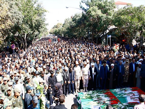 گزارش تصویری/ تشییع جانباختگان منا در خراسان شمالی