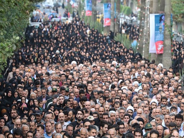 تشییع پیکر جان باختگان فاجعه منا در لنگرود /گزارش تصویری